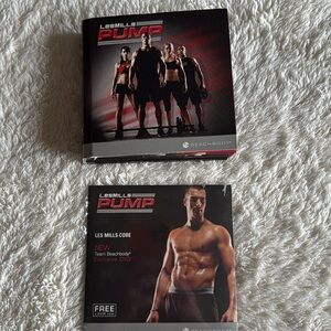 Les Mills Pump by Beachbody 8 DVDs strength training exercise+Yoga Flow and ABs